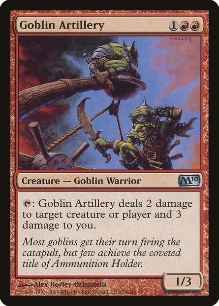 Goblin Artillery, Magic card M10 138 — Magic 2010 set