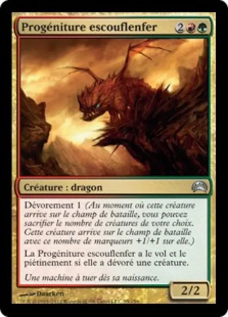 Progéniture escouflenfer, carte Magic PC2 95 — extension Planechase 2012