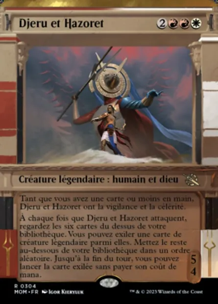 Djeru et Hazoret, carte Magic MOM 304 — extension L'invasion des machines