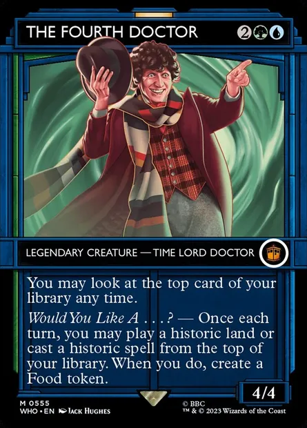 The Fourth Doctor, Magic card WHO 555 — Doctor Who set