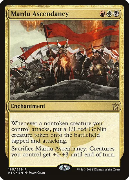Mardu Ascendancy, Magic card KTK 185 — Khans of Tarkir set