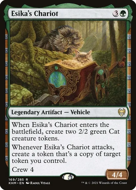 Esika's Chariot, Magic card KHM 169 — Kaldheim set