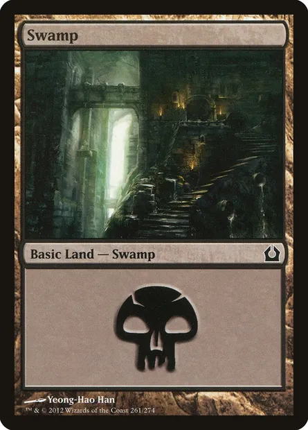 Swamp, Magic card RTR 261 — Return to Ravnica set
