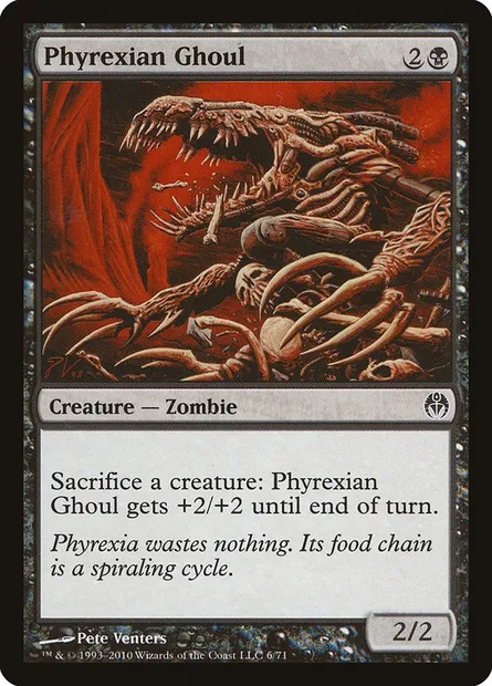 Phyrexian Ghoul, Magic card DDE 6 — Duel Decks: Phyrexia vs. the Coalition set