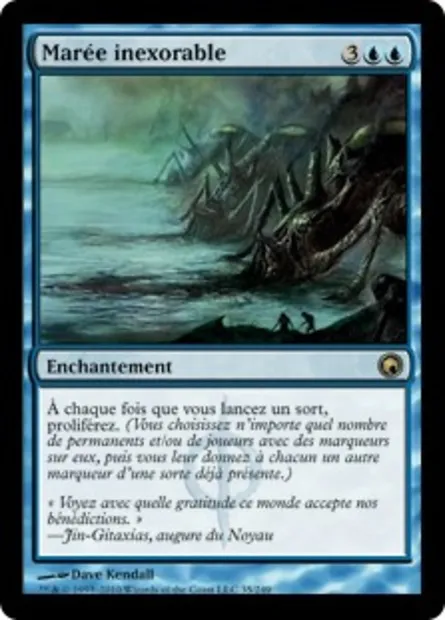 Marée inexorable, carte Magic SOM 35 — extension Cicatrices de Mirrodin