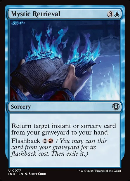 Mystic Retrieval, Magic card INR 77 — Innistrad Remastered set