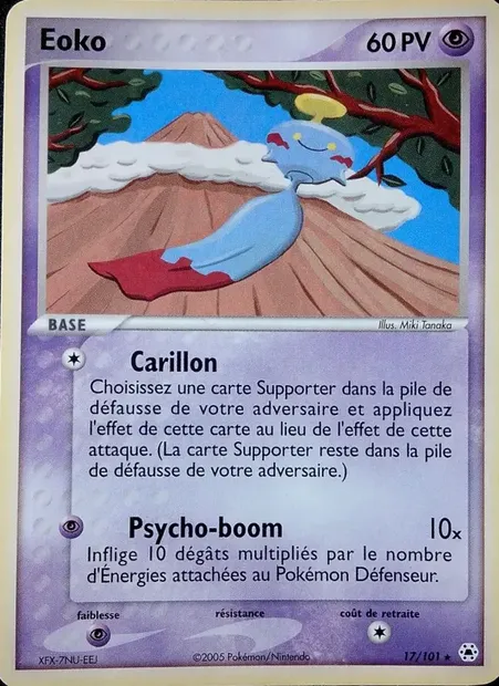 Éoko, carte Pokémon HL 17 — extension EX Légendes Oubliées