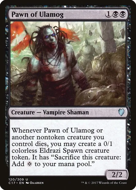 Pawn of Ulamog, Magic card C17 120 — Commander 2017 set