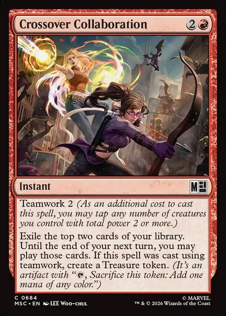 Crossover Collaboration, Magic card MSC 684 — Marvel Super Heroes Commander set
