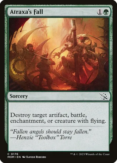 Atraxa's Fall, Magic card MOM 176 — March of the Machine set