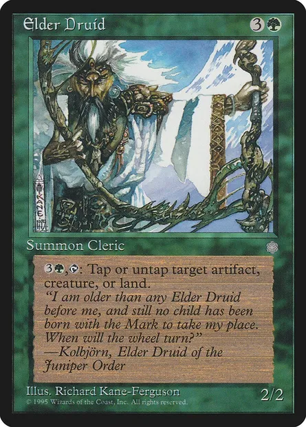 Elder Druid, Magic card ICE 232 — Ice Age set