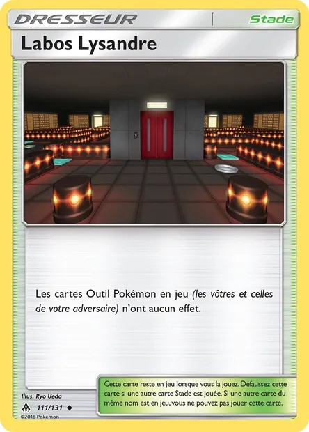 Labos Lysandre, carte Pokémon FLI 111 — extension Lumière Interdite