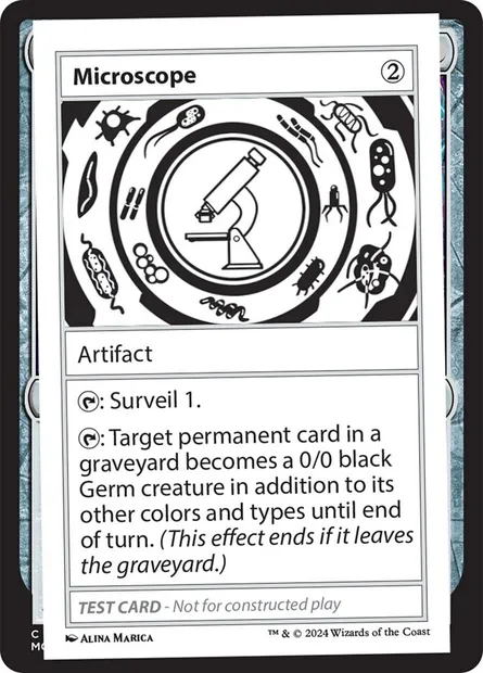 Microscope, Magic card MB2 607 — Mystery Booster 2 set