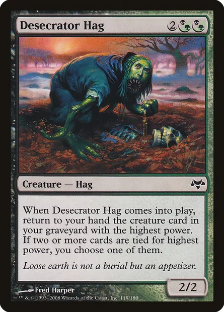 Desecrator Hag, Magic card EVE 119 — Eventide set