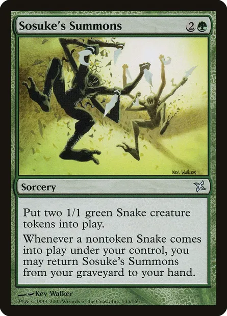 Sosuke's Summons, Magic card BOK 145 — Betrayers of Kamigawa set