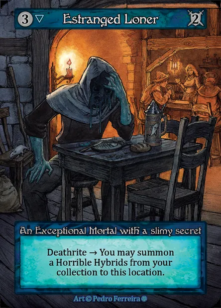Estranged Loner, carte Sorcery GOT 065 — extension Gothic