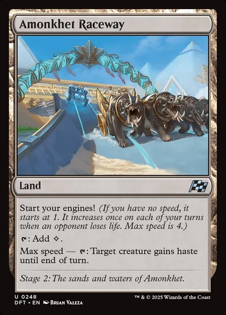 Amonkhet Raceway, Magic card DFT 248 — Aetherdrift set
