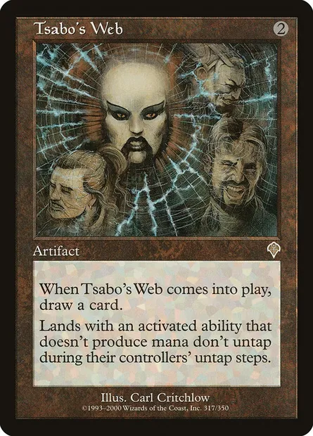 Tsabo's Web, Magic card INV 317 — Invasion set
