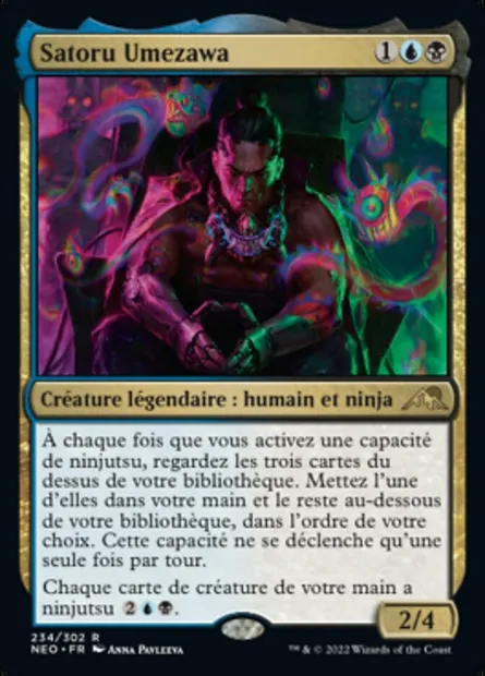Satoru Umezawa, carte Magic NEO 234 — extension Kamigawa: La Dynastie Néon