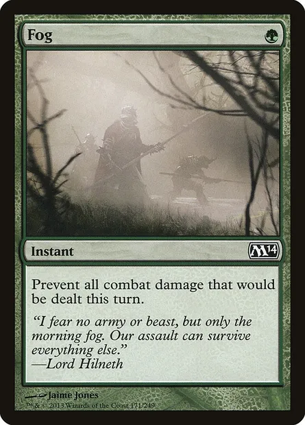 Fog, Magic card M14 171 — Magic 2014 set