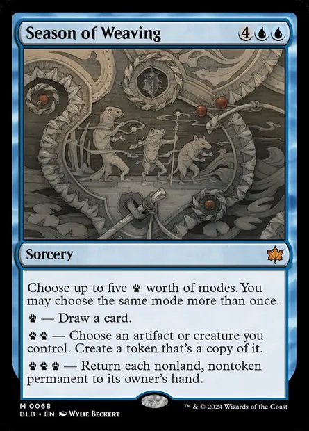 Season of Weaving, Magic card BLB 68 — Bloomburrow set