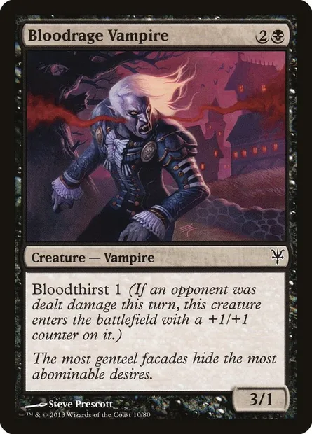 Bloodrage Vampire, Magic card DDK 10 — Duel Decks: Sorin vs. Tibalt set