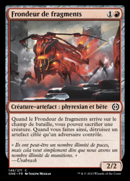 Frondeur de fragments, carte Magic ONE 148 — extension Tous Phyrexians