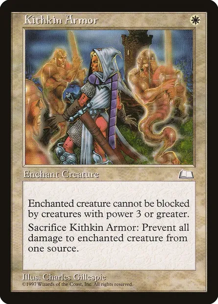 Kithkin Armor, Magic card WTH 19 — Weatherlight set