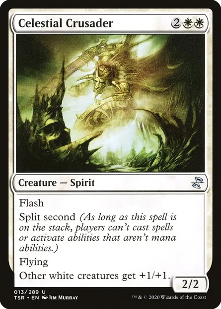 Celestial Crusader, Magic card TSR 13 — Time Spiral Remastered set