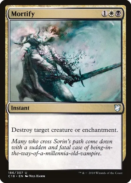 Mortify, Magic card C18 186 — Commander 2018 set
