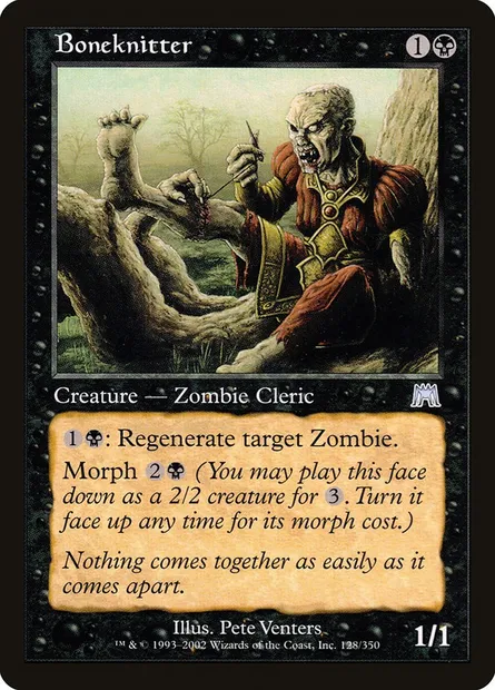 Boneknitter, Magic card ONS 128 — Onslaught set