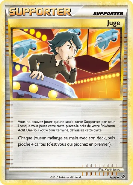 Juge, carte Pokémon UL 78 — extension Déchaînement