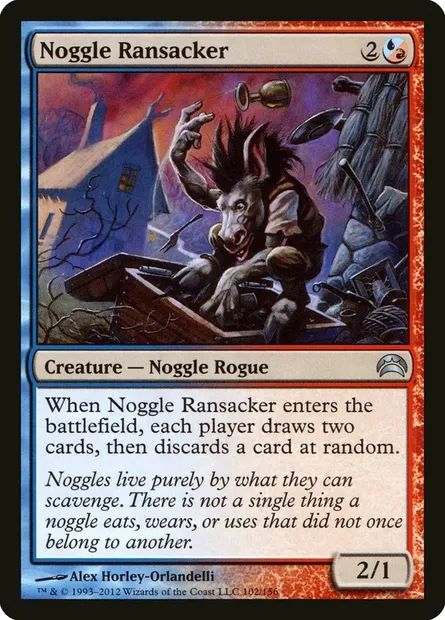 Noggle Ransacker, Magic card PC2 102 — Planechase 2012 set