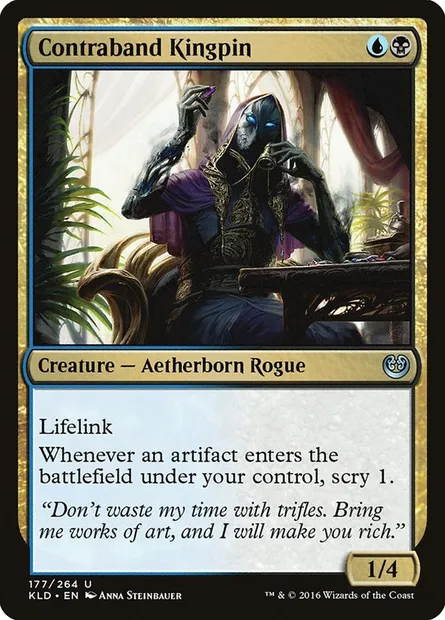 Contraband Kingpin, Magic card KLD 177 — Kaladesh set