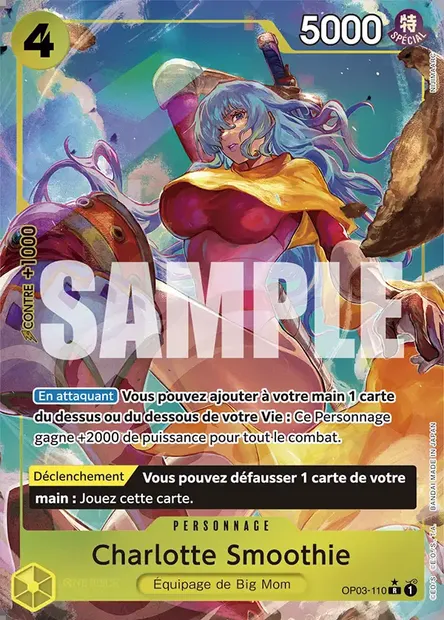 Charlotte Smoothie, carte One Piece OP03-110 — extension PILLARS OF STRENGTH