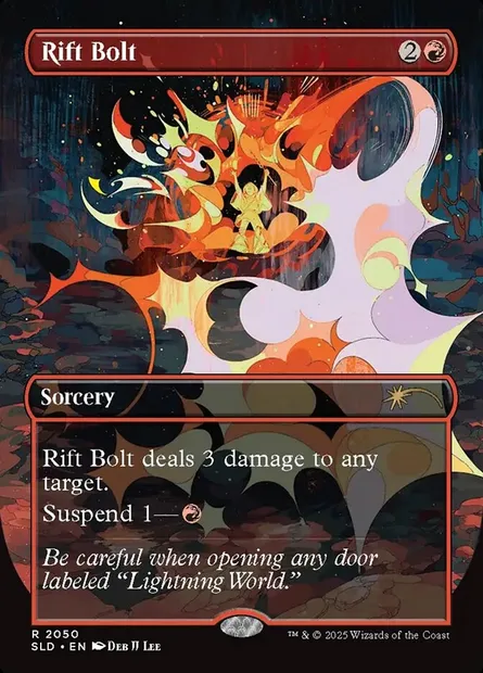 Rift Bolt, Magic card SLD 2050 — Secret Lair Drop set