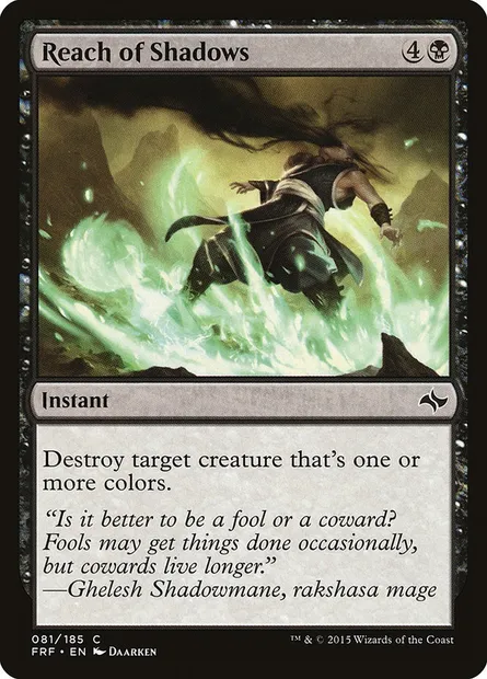Reach of Shadows, Magic card FRF 81 — Fate Reforged set