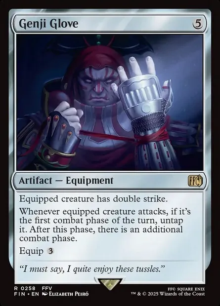 Genji Glove, Magic card FIN 258 — Final Fantasy set