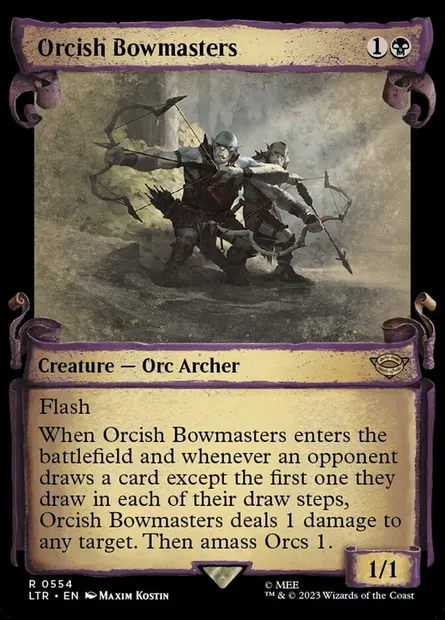 Orcish Bowmasters, Magic card LTR 554 — The Lord of the Rings: Tales of Middle-earth set
