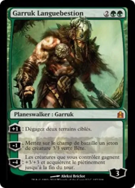 Garruk Languebestion, carte Magic CMD 157 — extension Commander 2011