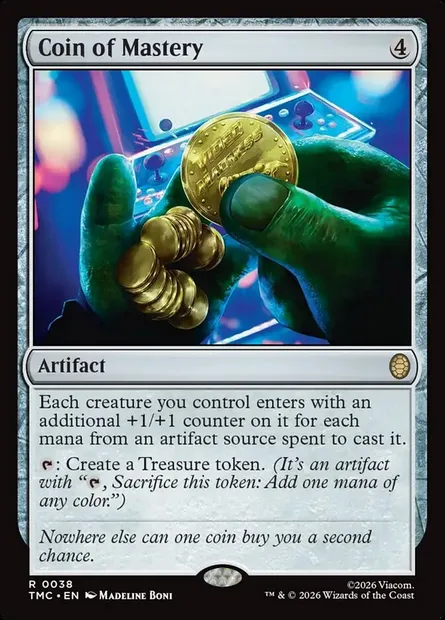 Coin of Mastery, Magic card TMC 38 — Teenage Mutant Ninja Turtles Eternal set