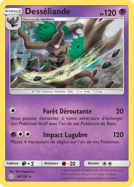 Desséliande, carte Pokémon CEC 94 — extension Éclipse Cosmique