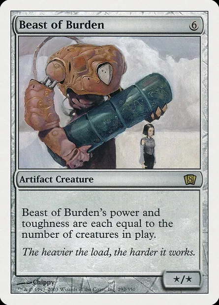 Beast of Burden, Magic card 8ED 292 — Eighth Edition set