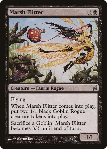 Marsh Flitter, Magic card LRW 125 — Lorwyn set