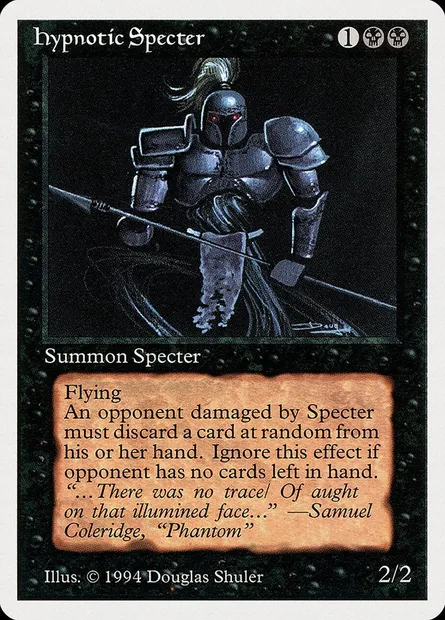 Spectre hypnotiseur, carte Magic SUM 115 — extension Summer Magic / Edgar