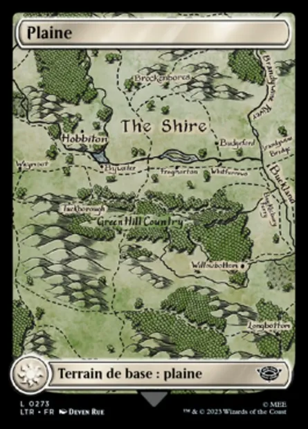 Plaine, carte Magic LTR 273 — extension Le Seigneur des Anneaux : chroniques de la Terre du Milieu