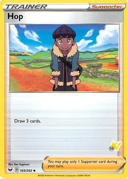 Hop, Pokémon card BA22 165-33 — Battle Academy 2022 set