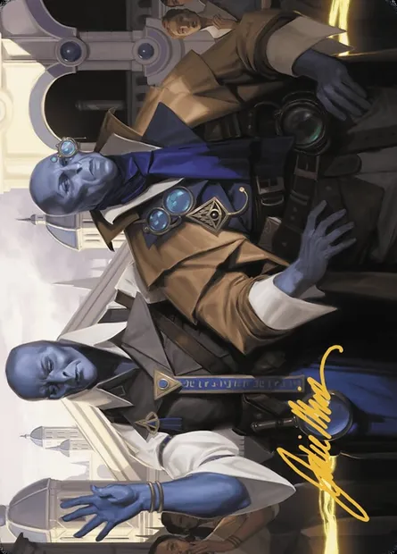 Hotshot Investigators // Hotshot Investigators, Magic card AMKM 5 — Murders at Karlov Manor Art Series set