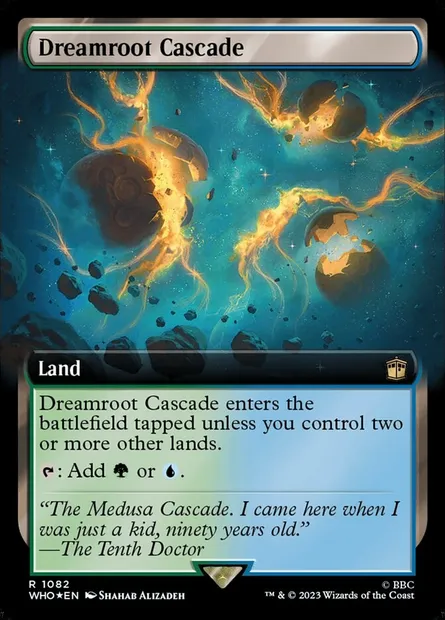 Dreamroot Cascade, Magic card WHO 1082 — Doctor Who set