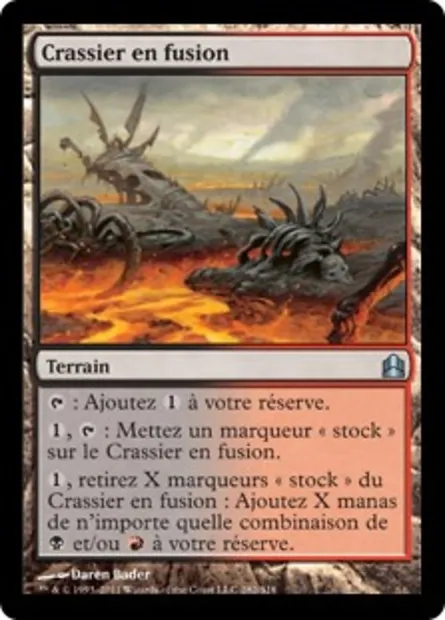 Crassier en fusion, carte Magic CMD 282 — extension Commander 2011